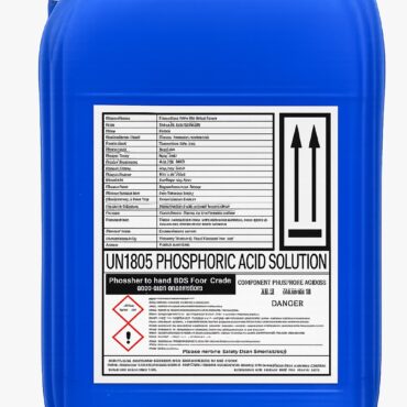 Phosphoric acid (H₃PO₄)