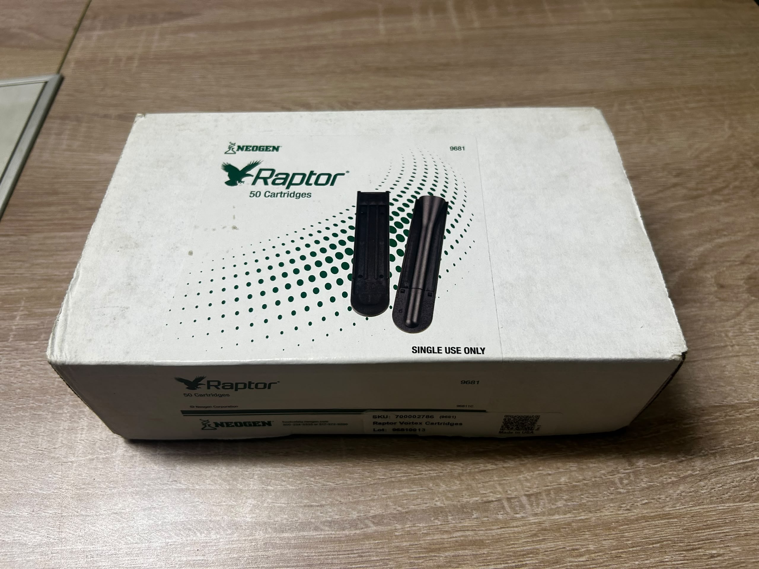 Raptor Vortex Test Strip Cartridges